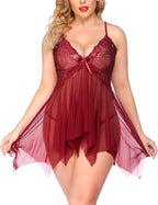 Monica – Lace Babydoll & G-String Set