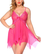 Monica – Lace Babydoll & G-String Set