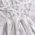 Nova Elegant Nightgown with Floral Pattern