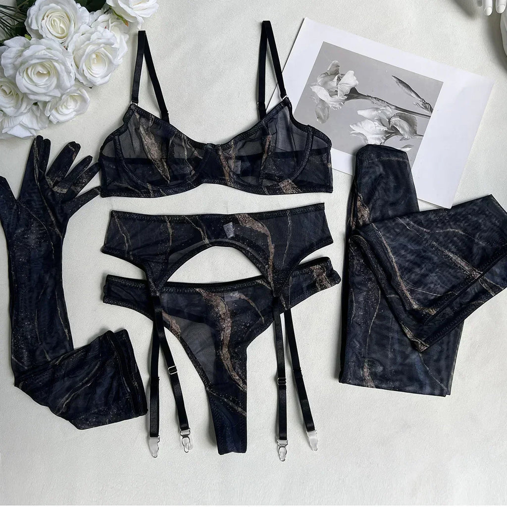 Valérie Tie Dye Lingerie Set
