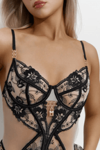 Aurora Padlock Garter Set